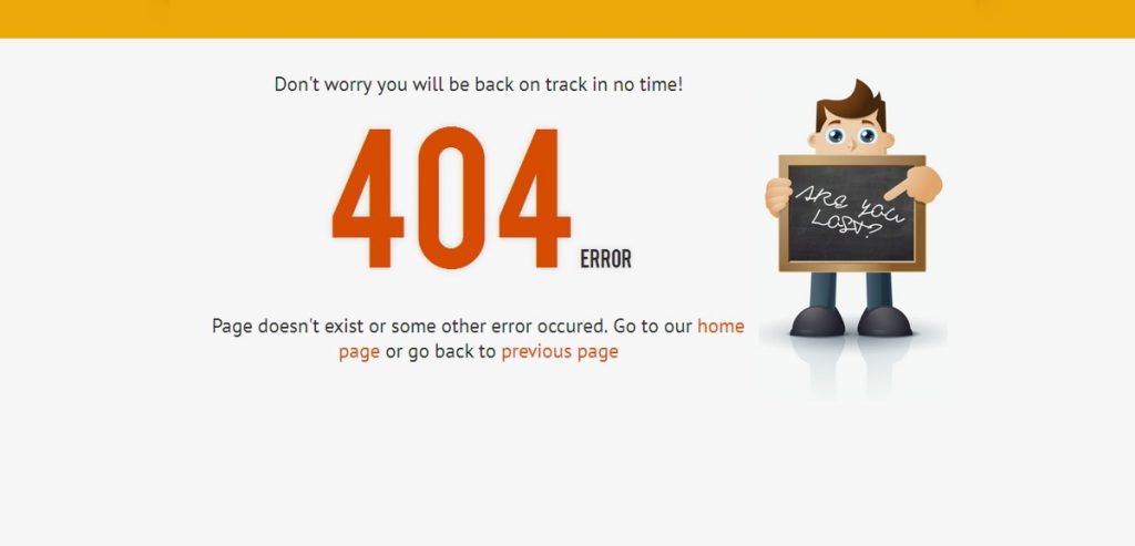 Tạo trang 404 điều hướng người dùng